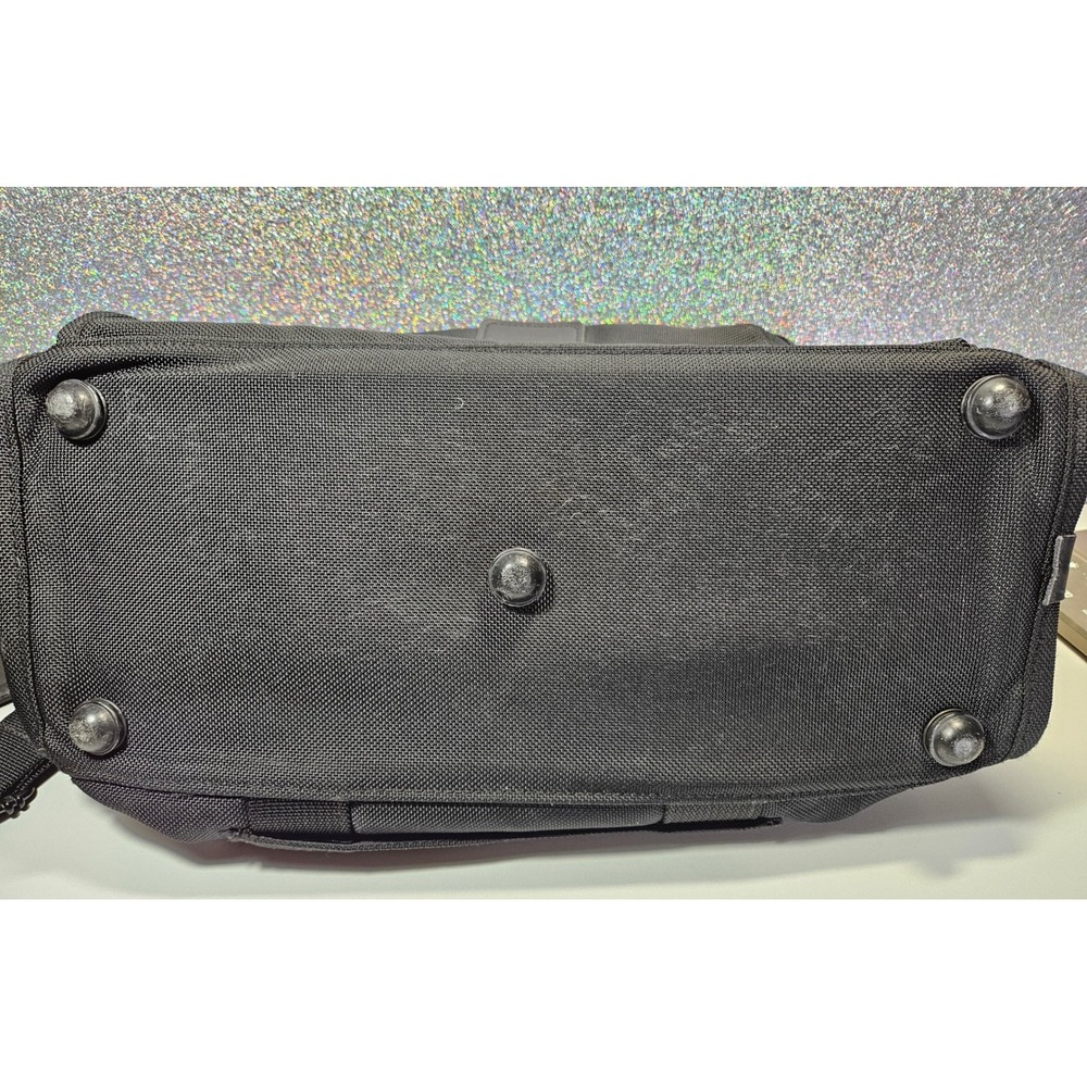 TUMI 17" Alpha Briefcase Ballistic Nylon Messenger Laptop Bag Travel CarryOn USA - Picture 3 of 9
